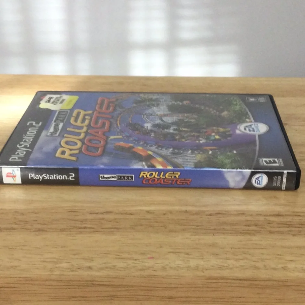 🌞 PlayStation 2 game Theme Park Roller Coaster by EA games